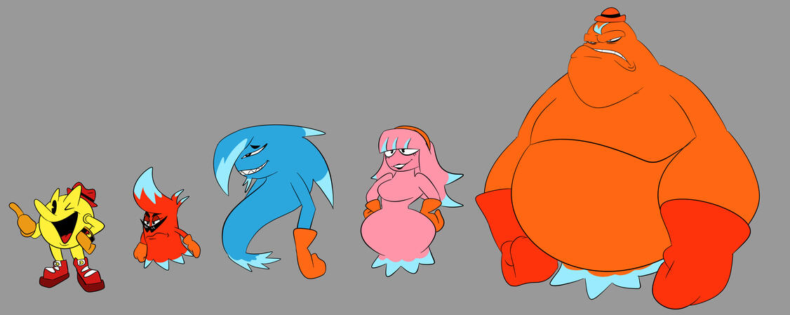pacman and friends!!!